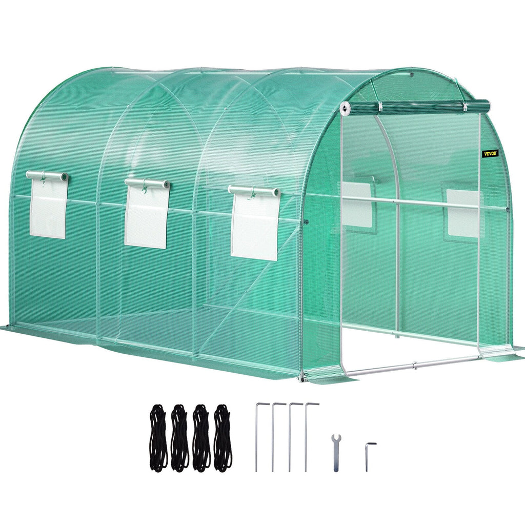 Walk-in Greenhouse Galvanized Frame Y232159