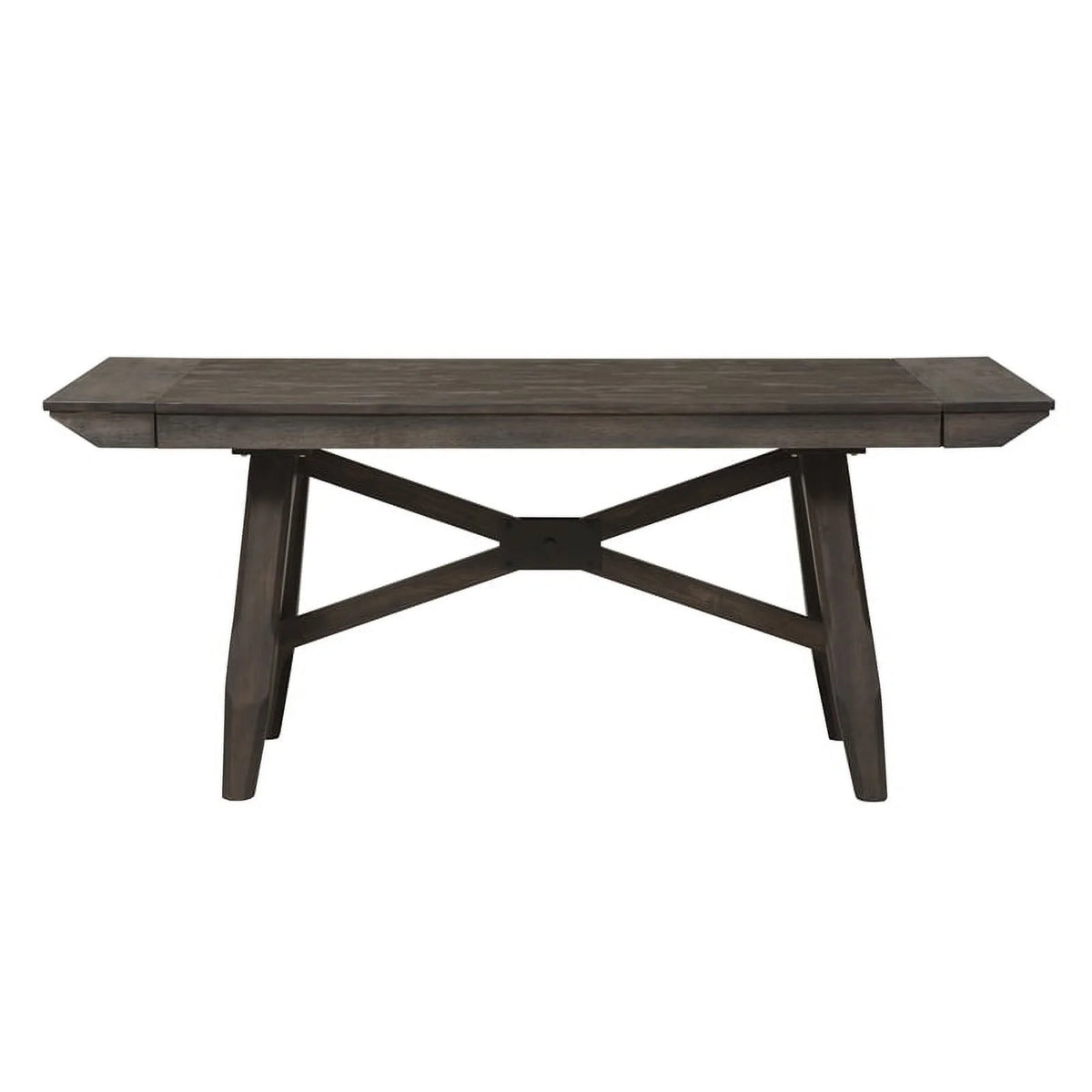 Chocolate Wood Trestle Table Top and Base X3154