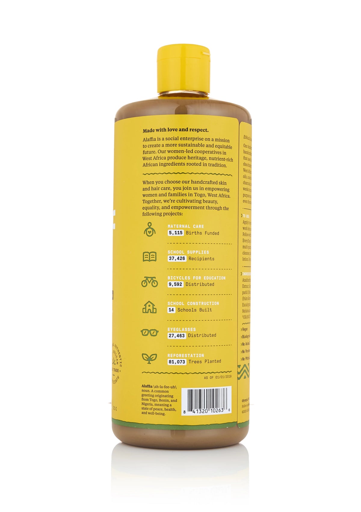 African Black Soap Eucalyptus Tea Tree 32 fl oz D707442