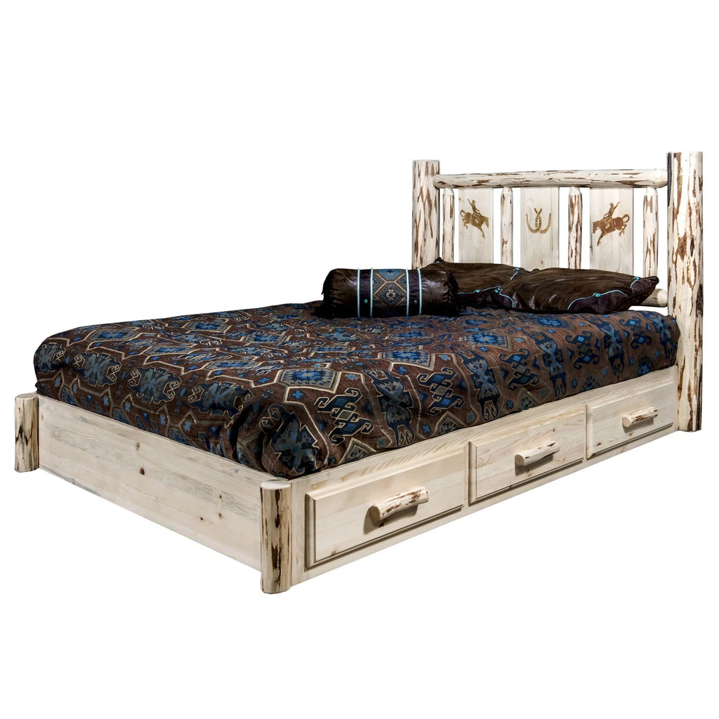 Pine Wood Twin Platform Bed W407284