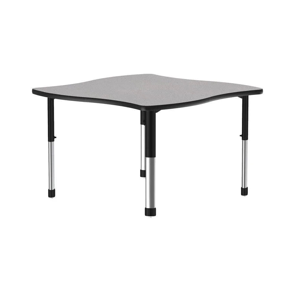 42x42" Gray Chrome Desk R412217