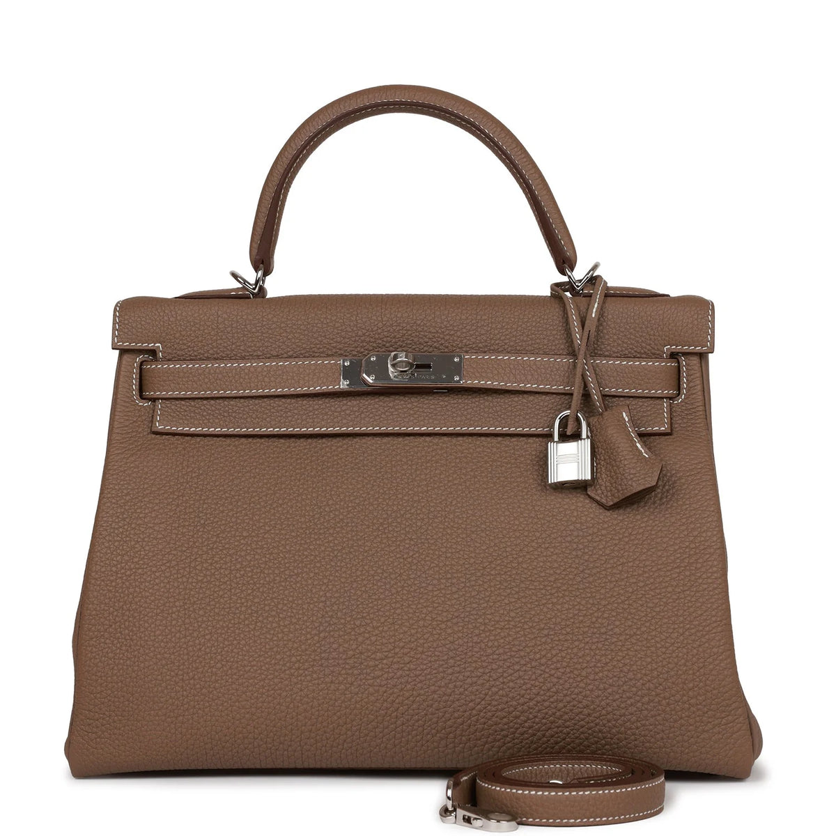 Etoupe Togo Leather Bag V905