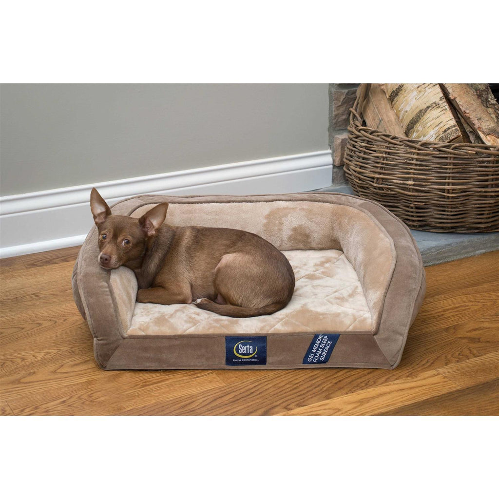 Gel Memory Foam Quilted Dog Bed A915916