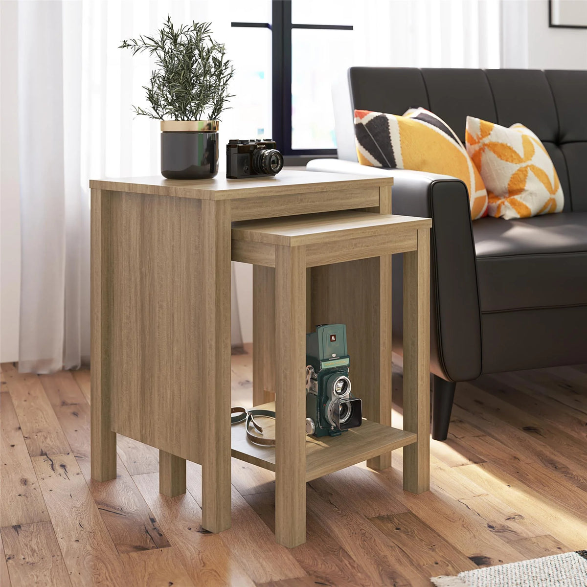 Nesting Tables Set of 2 Natural M554