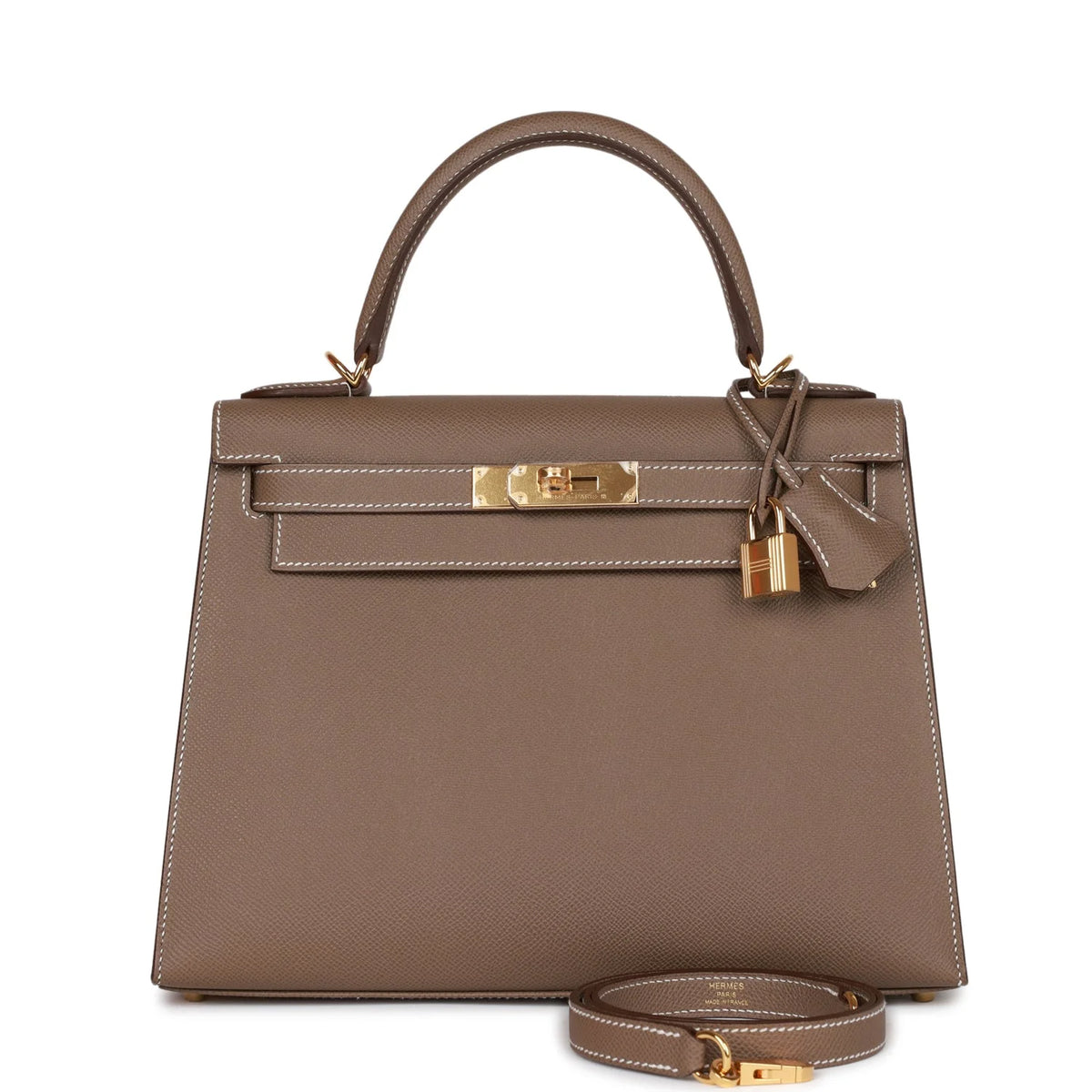 Kelly 28 Etoupe Epsom Handbag A478889