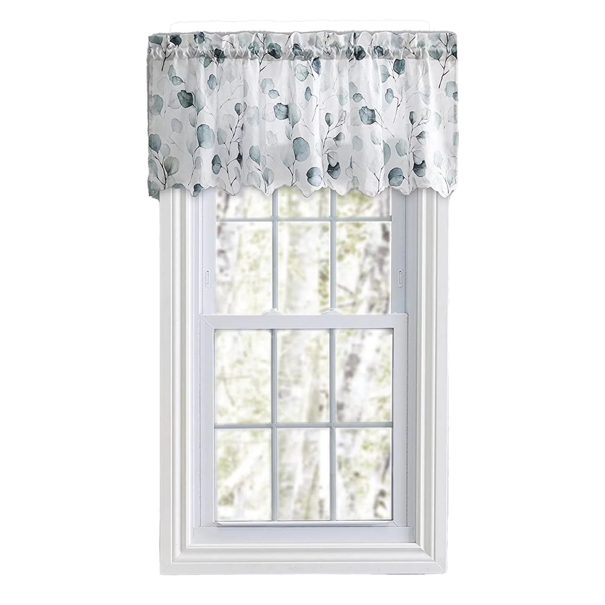 Crushed Taffeta Rod Pocket Valance X4899