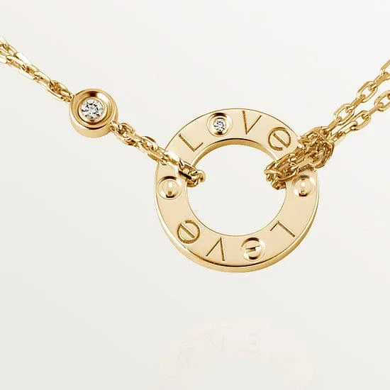 Love Necklace With 2 Diamonds H14175
