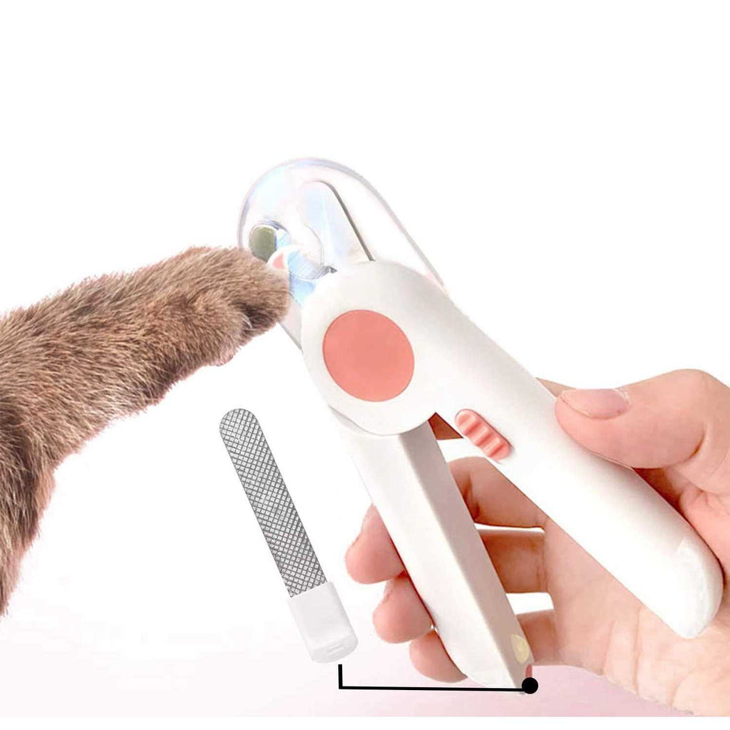 Dog Nail Clippers and Trimmers with Safety Guard LED Light H103