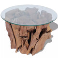 Solid Teak Driftwood Coffee Table H8264