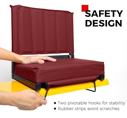 Stadium Seats with Back Support and Cushion P7366