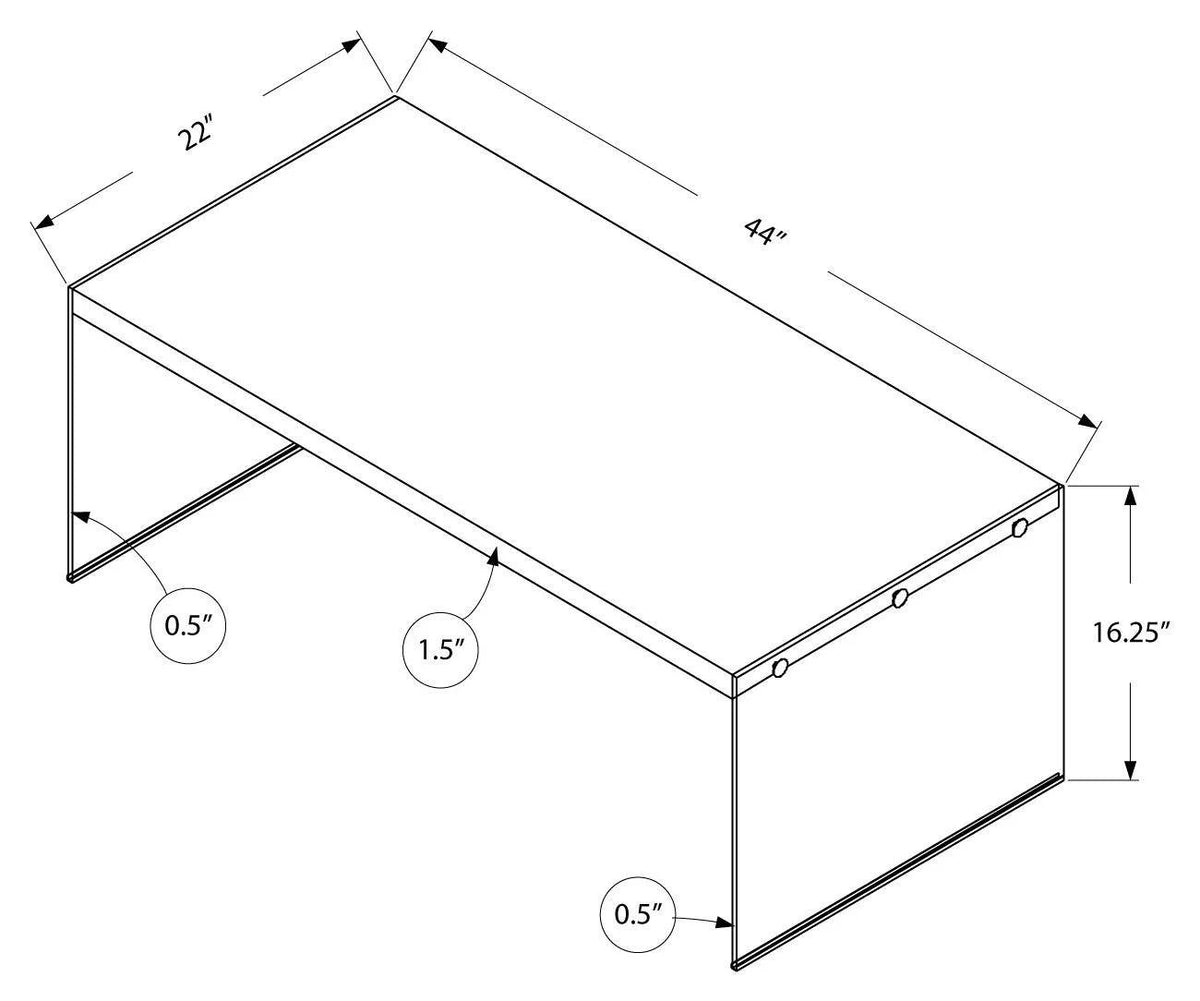 Brown Laminate Coffee Table G9804