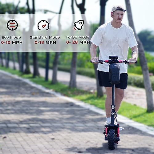 Electric Scooter 11" Off Road Tires 1000W Motor Foldable A4853