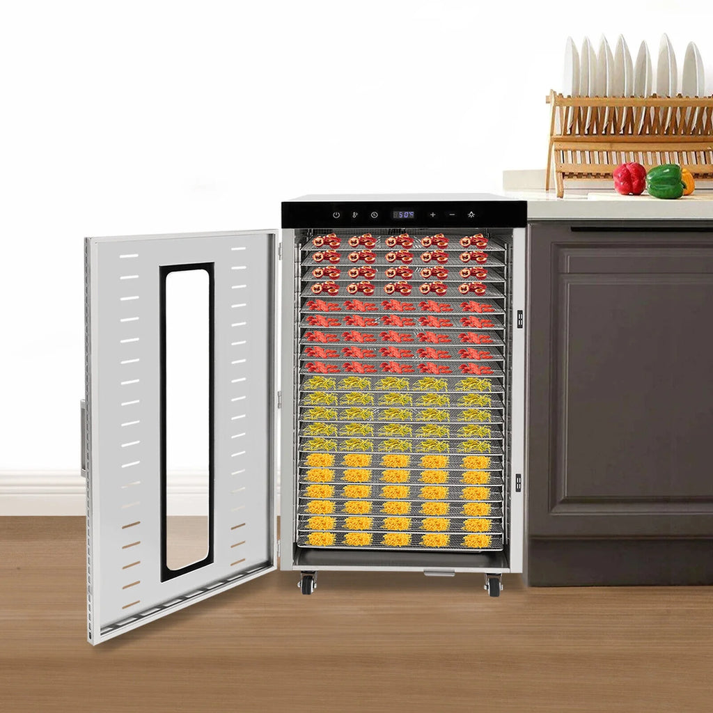 1700W Food Dehydrator with 20 Stainless Steel Trays O4897