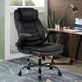 Black Ergonomic High Back PU Leather Office Chair with Lumbar Support V500105