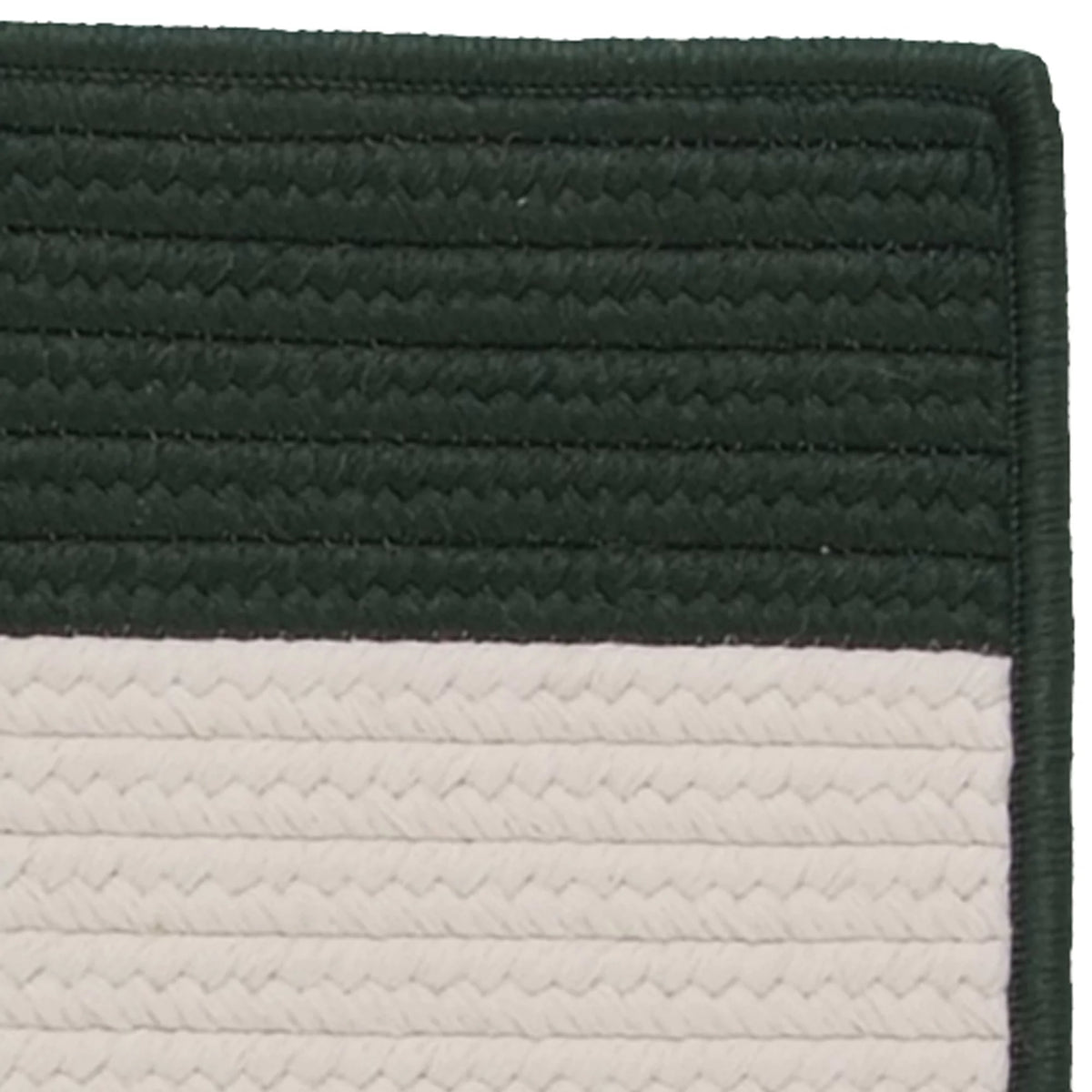 Green Striped Reversible Rectangular Outdoor Area Rug K37187
