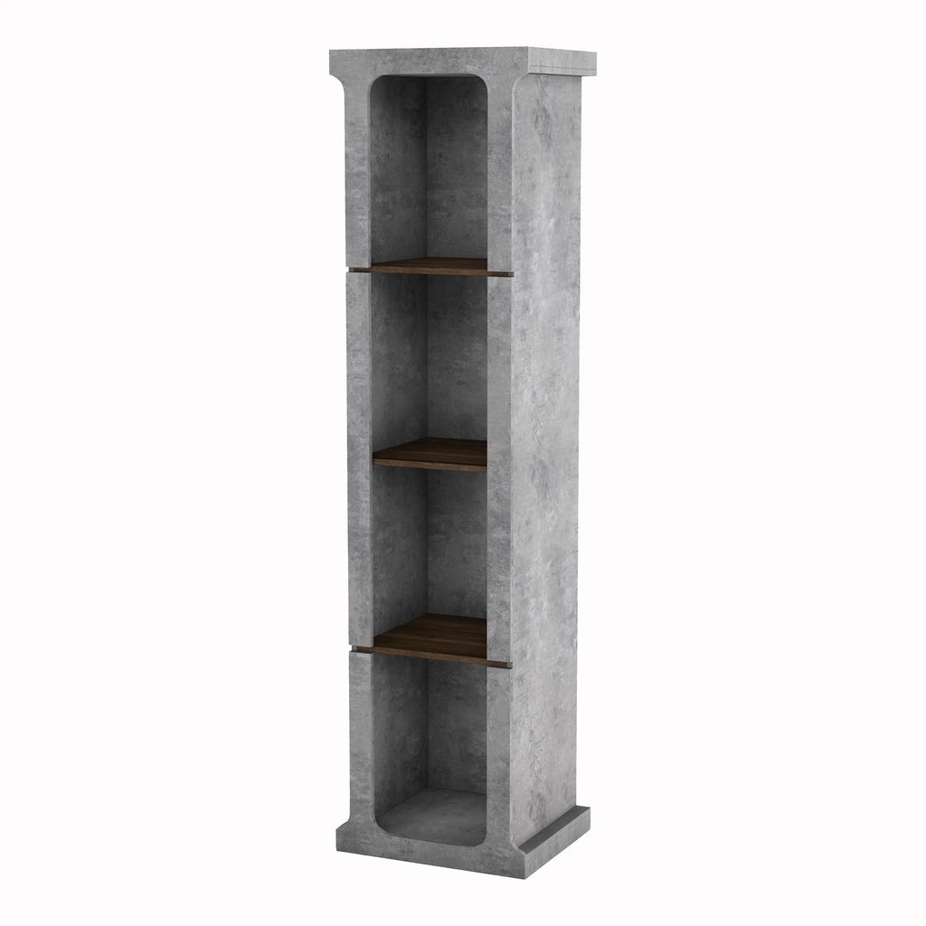 4-Shelf Wood Cement TV Tower P6609