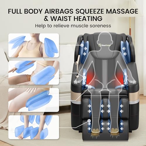 Brown Full Body Massage Chair R212804