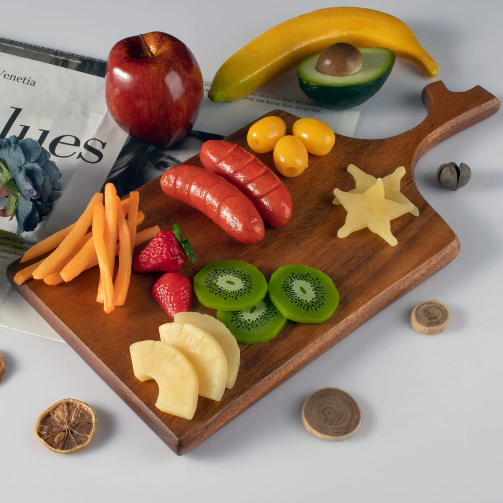 Acacia Wooden Cutting Board with Grip Handle H85836