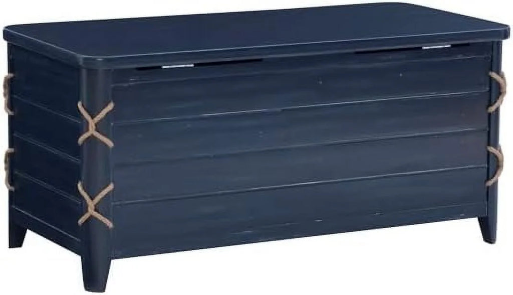Blue Wood Storage Chest V628259