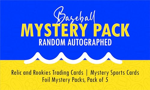 Random Autographed Relic and Rookies Trading Cards Mystery Pack V4902