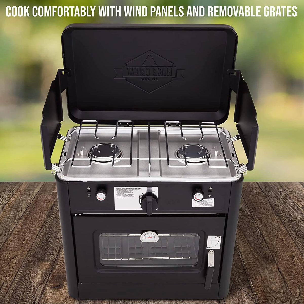 Outdoor Gas Camping Stove with 2 Burners B224062