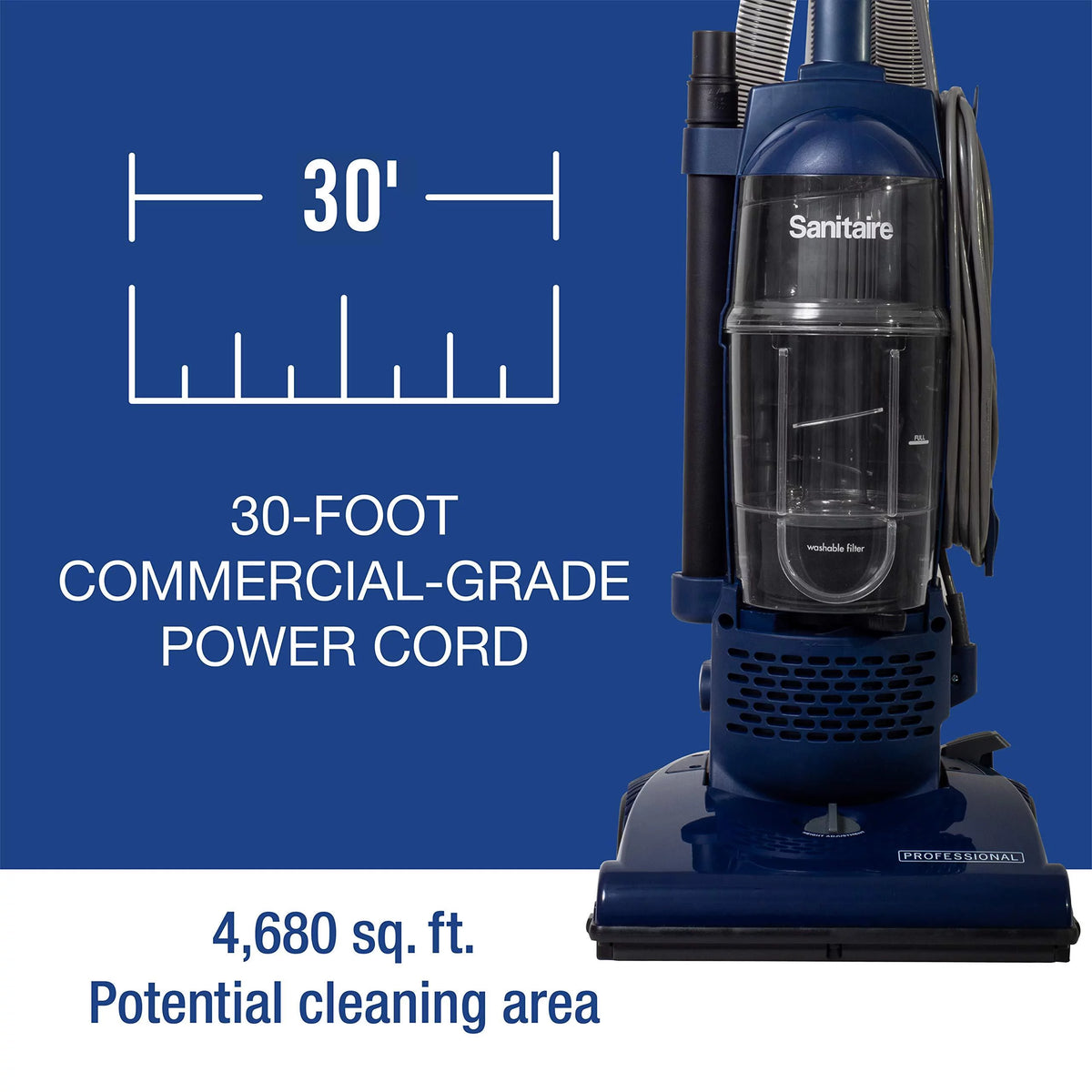Bagless Commercial Upright Vacuum Cleaner C96868