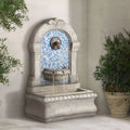 Cascading Spout Bowl Outdoor Wall Water Fountain 30 1/4" U285289