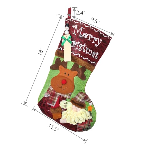 Set of 3 Christmas Stockings E146040
