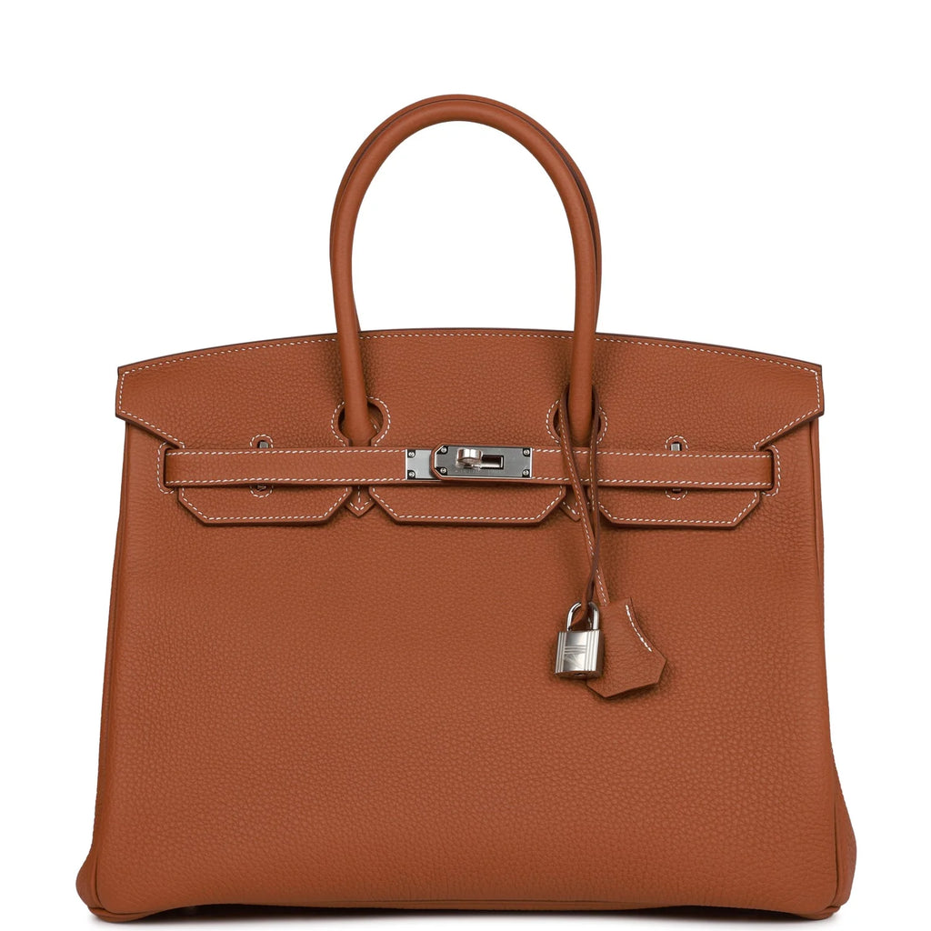 Gold Togo Palladium Hardware Bag M755