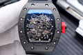 Blue Dial Black Bezel Black Rubber Strap Watch K4867