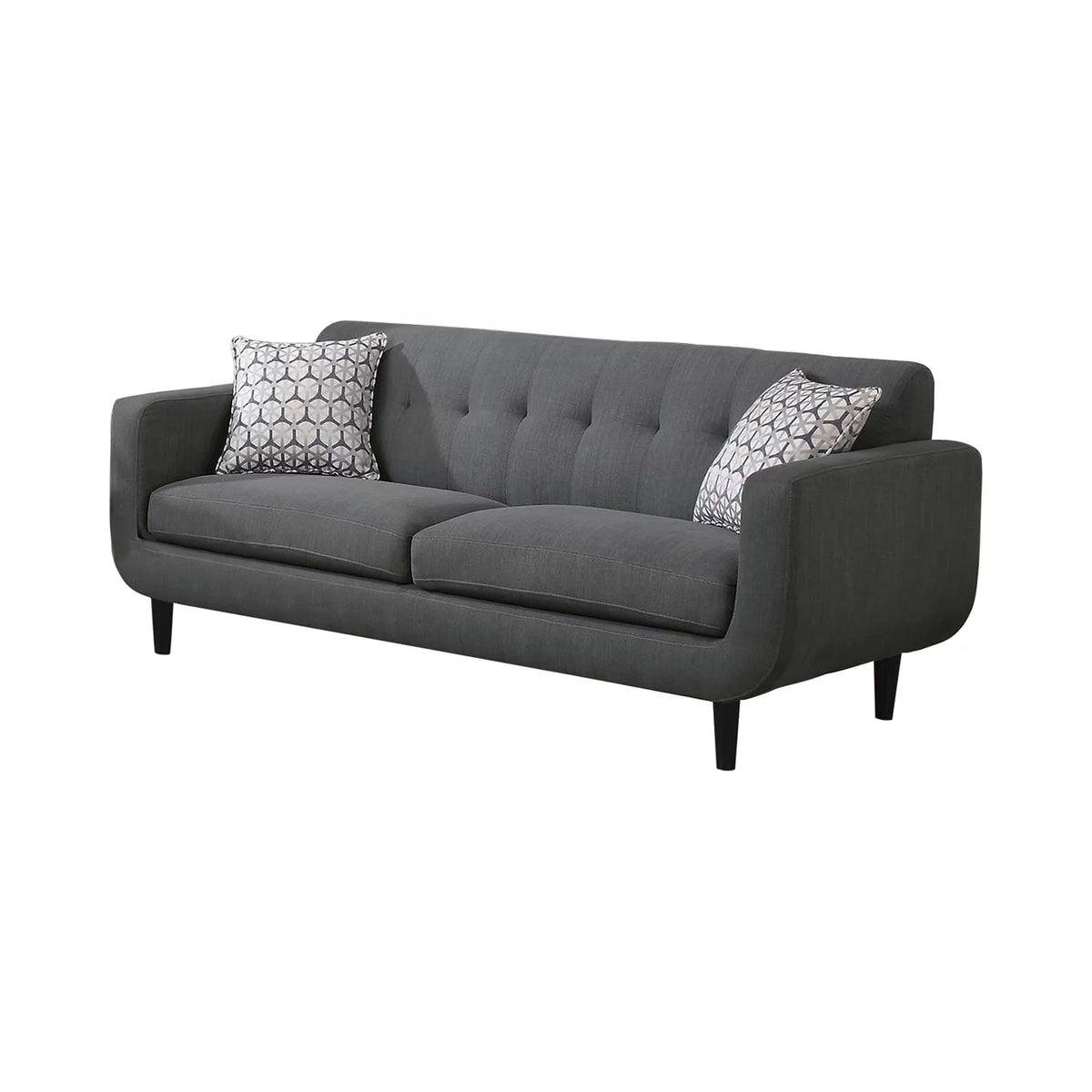 Grey Tufted Back Sofa A459418