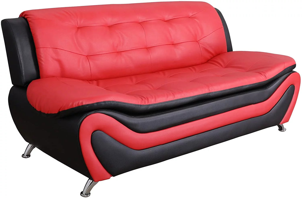 3 Pieces Sofa Set, Armrest Chairs, Loveseat and Three-Seats Couch W844