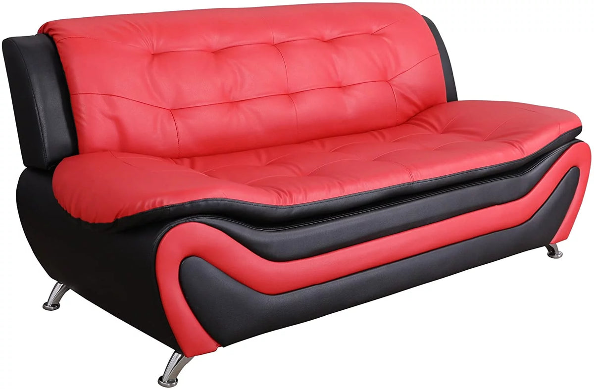3 Pieces Sofa Set, Armrest Chairs, Loveseat and Three-Seats Couch W844