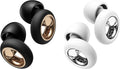Flexible Reusable Ear Plugs 2-Pack Black White Y88573