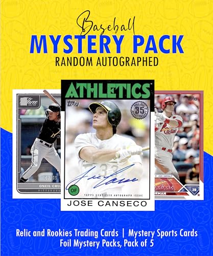 Random Autographed Relic and Rookies Trading Cards Mystery Pack V4902