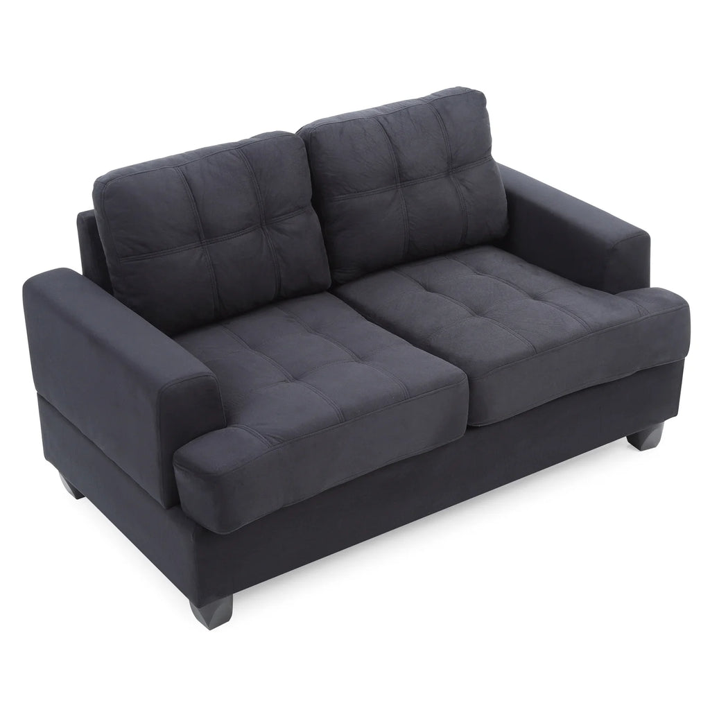 Black Loveseat R3564