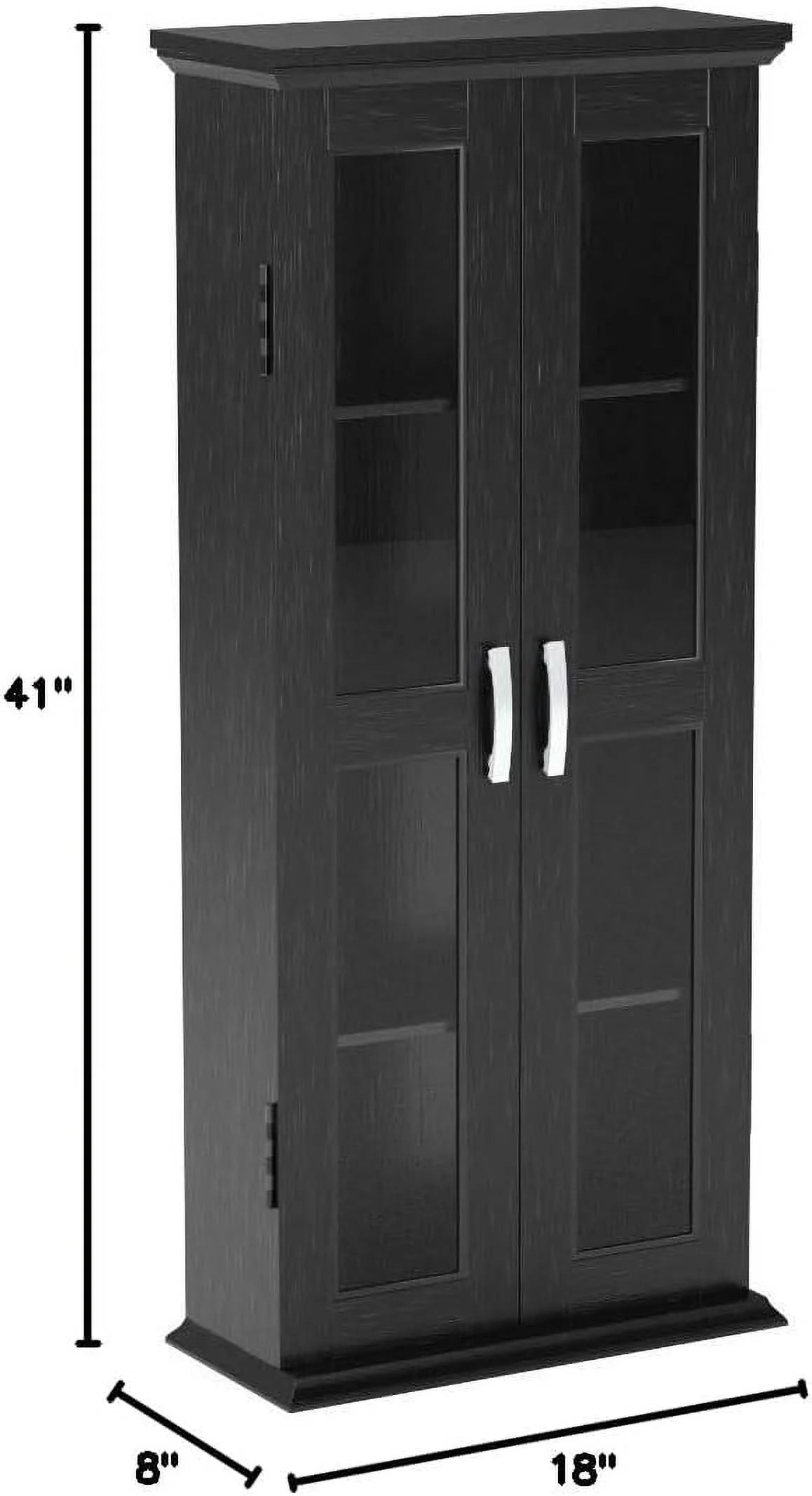 4 Tier Black Bookshelf H5622