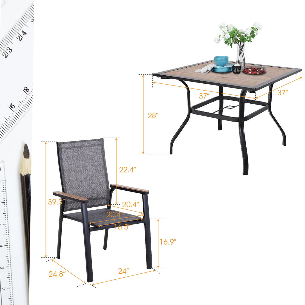 5-Piece Outdoor Patio Dining Set O995103