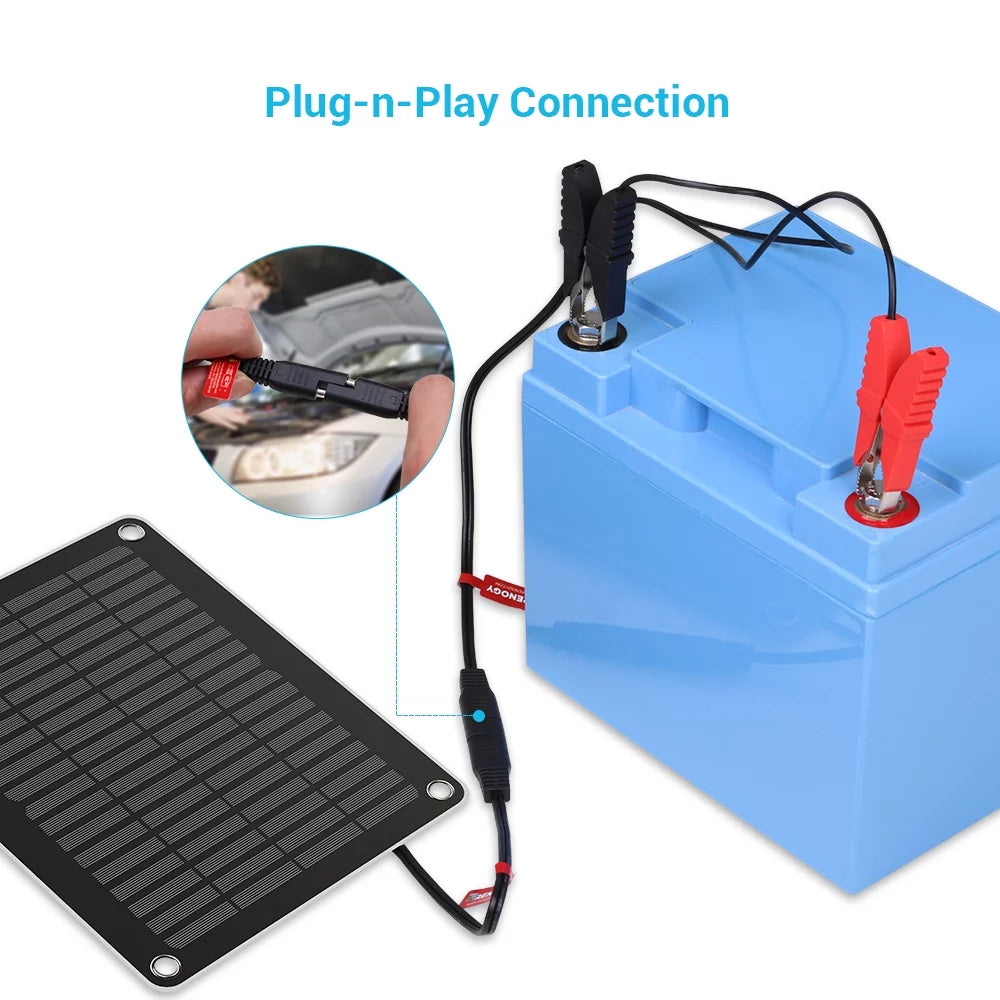 5W Solar Battery Charger and Maintainer Z8416