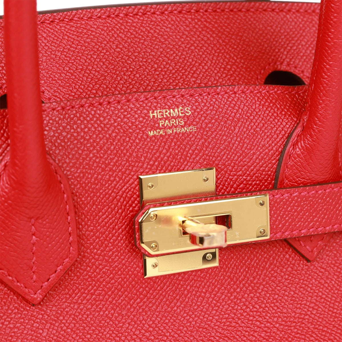 Birkin 30 Rouge Casaque Epsom Gold Hardware U72240
