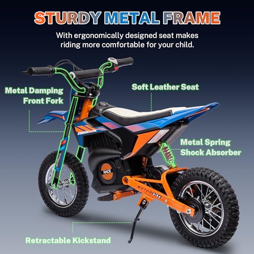 24V 250W Kids Electric Dirt Bike with Air-Filled Tires I368