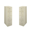 4 Drawer Letter File Cabinet Set of 2 L694