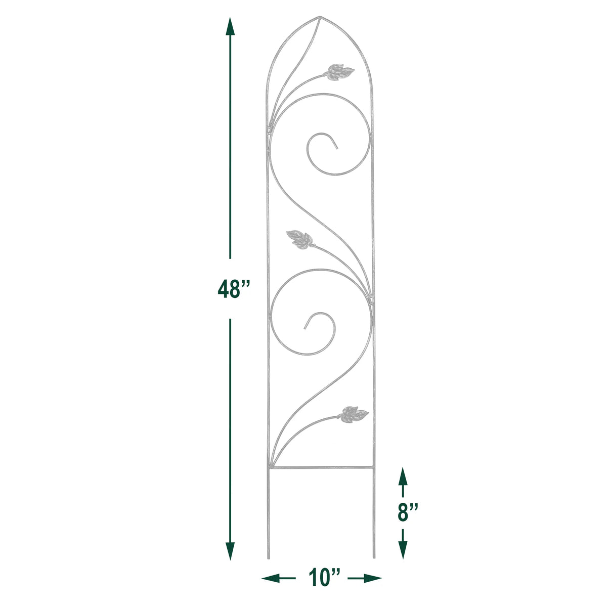 Metal Arched Trellis L253947