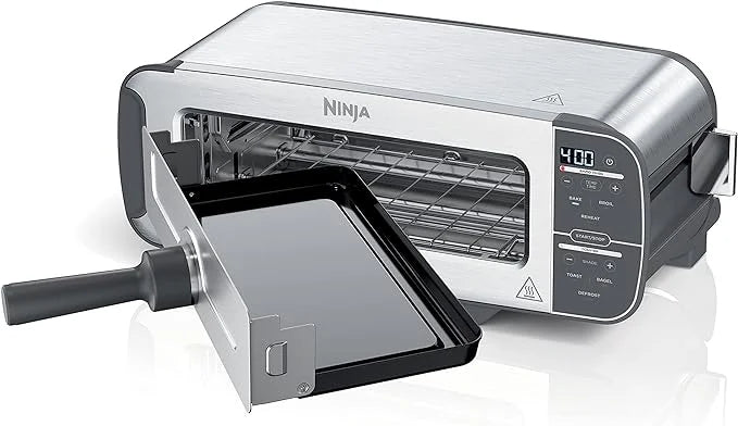 Open Box 2-IN-1 Compact Toaster Oven Stainless Steel C511620