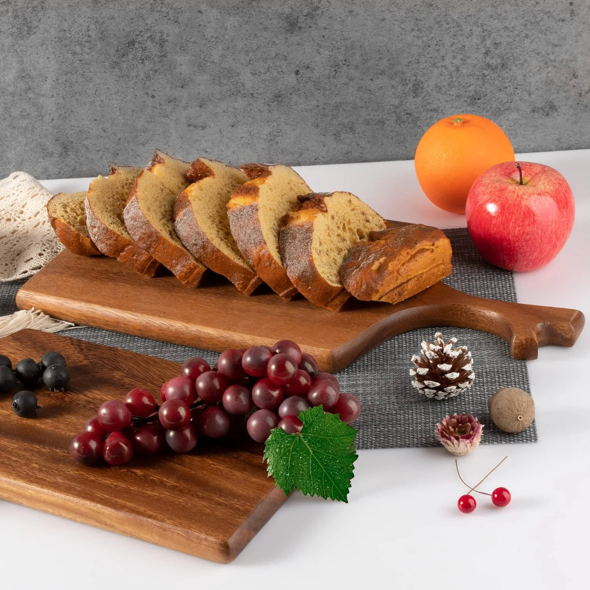 Acacia Wooden Cutting Board with Grip Handle H85836