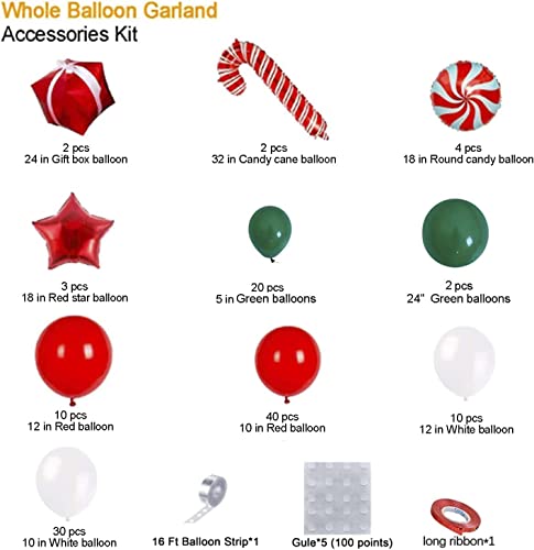 Christmas Balloon Garland Arch Kit Y404