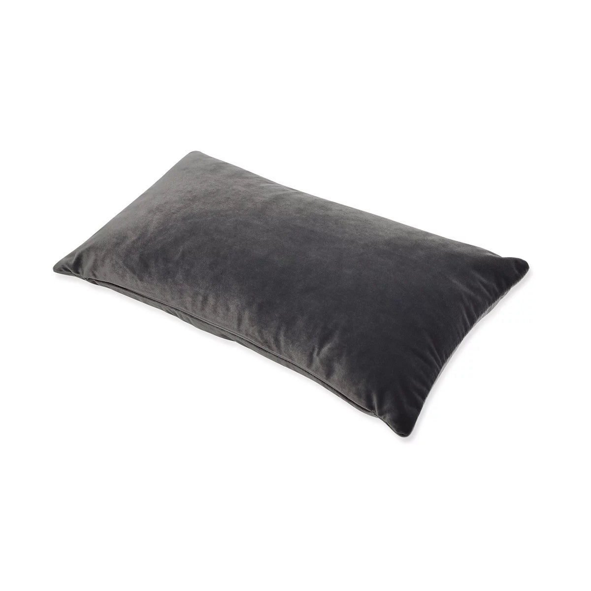 22" Feather Down Lumbar Throw Pillow Storm Gray K649720