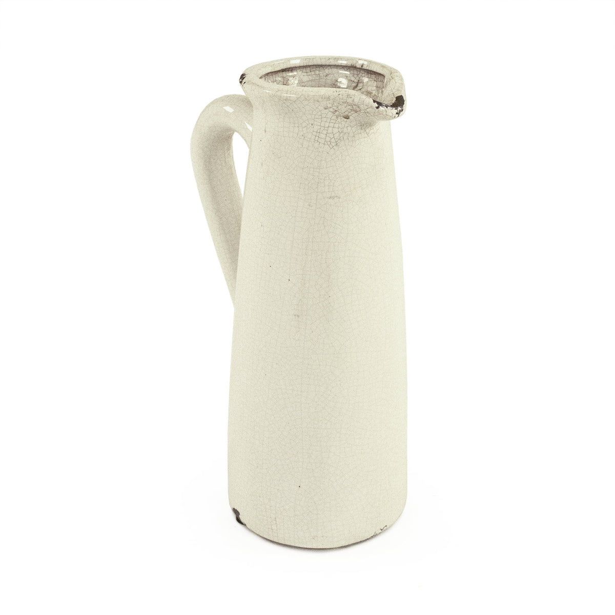 White Narrow Pitcher A3888