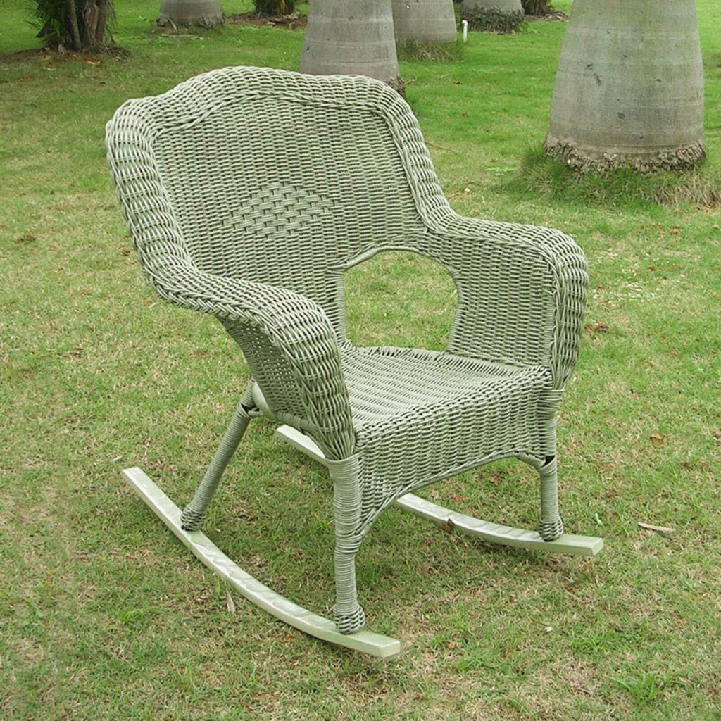 White Patio Rocker R3320
