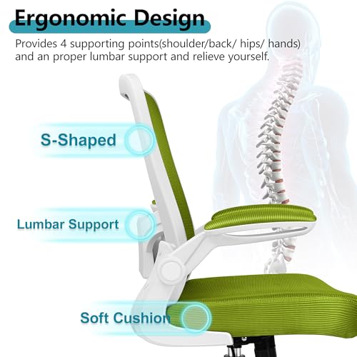 Ergonomic Mesh Office Chair with Lumbar Support Black O7267